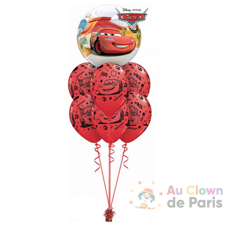 Bouquet de ballons géant hélium Cars