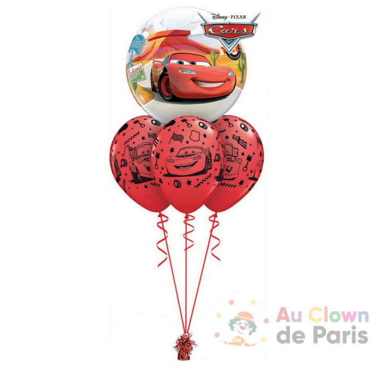 Bouquet de ballons hélium Cars