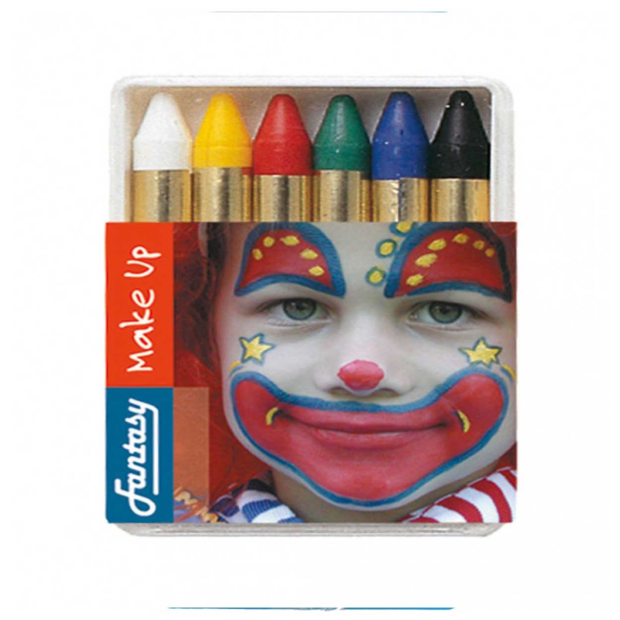 Kit de maquillage 6 crayons - Au Clown de Paris