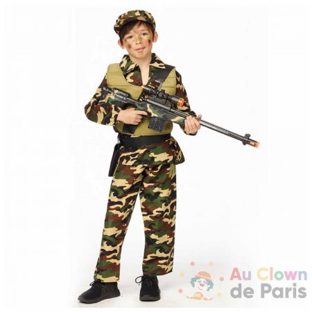 déguisement militaire enfant