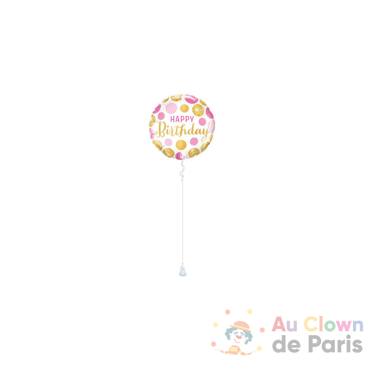 Couronne lumineuse joyeux anniversaire - Au Clown de Paris