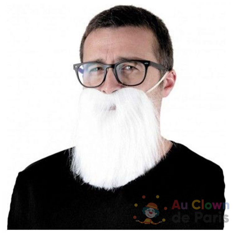 barbe hipster blanche