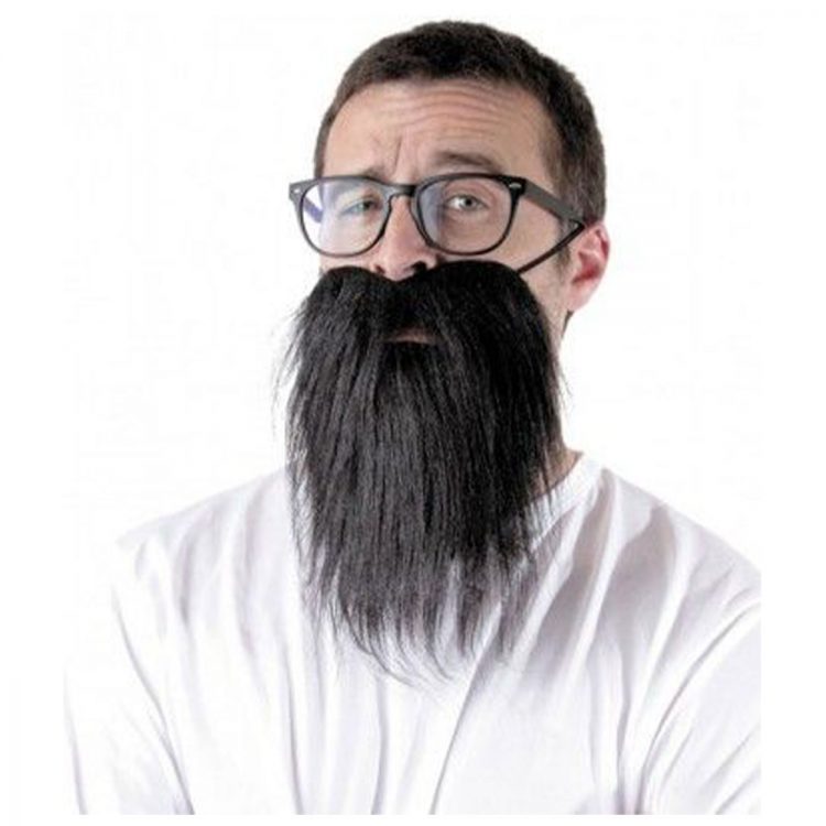 barbe hipster noire