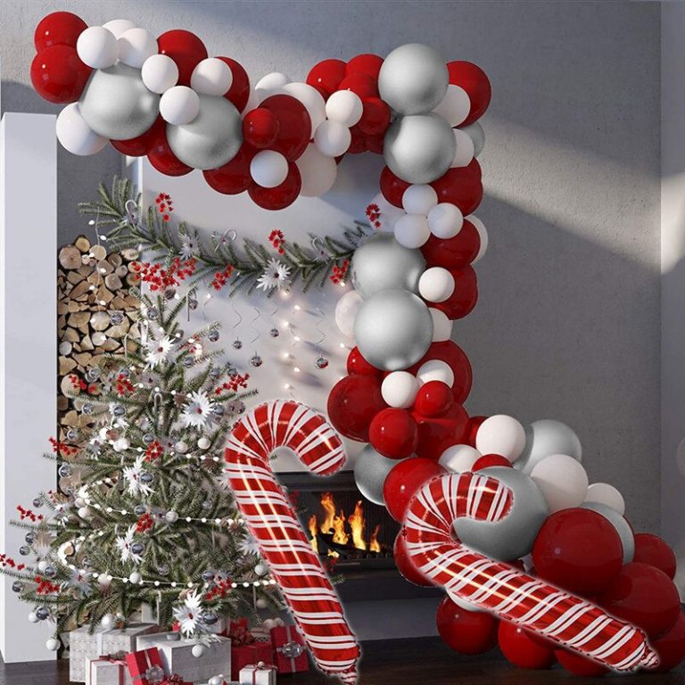 Guirlande De Ballons De Noël – Kit D'arche De Ballons De Noël
