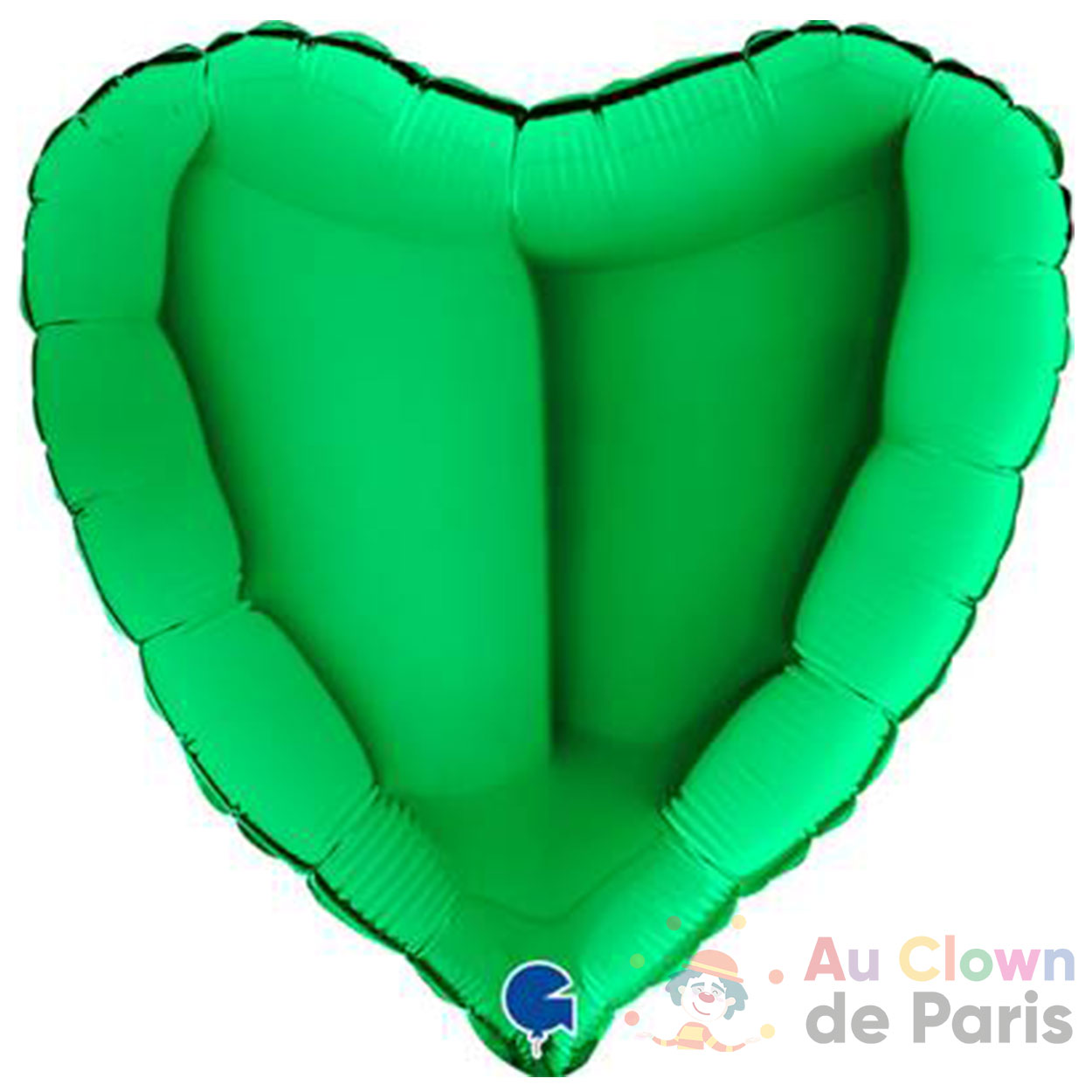 Ballon baudruche blanc à hélium - Au Clown de Paris