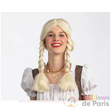 Perruque couette blonde
