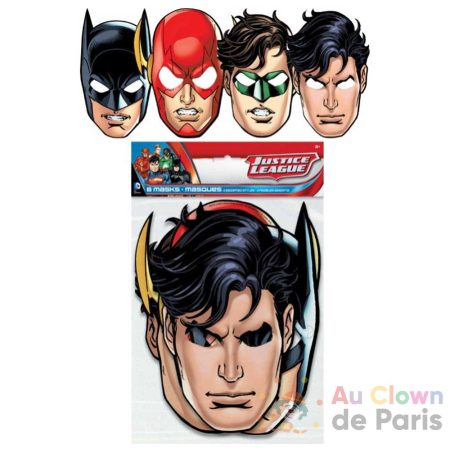8 masques Justice League