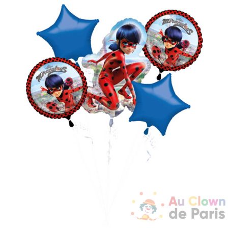 Kit de 5 ballons Miraculous