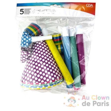 Pochette cotillons 5 personnes
